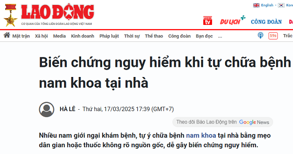 Ngứa và đau đầu dương vật: Cảnh giác 5+ bệnh nam khoa tiềm ẩn